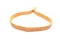 Preview: Stoffarmband mit Silberelementen, orange
