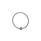 Preview: Edelstahlring mit Silberkugel, grey