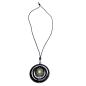Preview: Kette Muranoglas, schwarz-grau