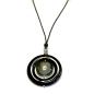 Preview: Kette Muranoglas, schwarz-grau