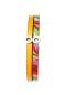 Preview: Lederarmband Element, gelb-bunt/gemustert
