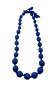 Preview: Lange Seidenkette, mittelblau