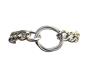 Preview: Edelstahl-Armband mit Gliederkette, silber