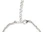 Preview: Silber-Glasperlen-Armband, dunkelblau