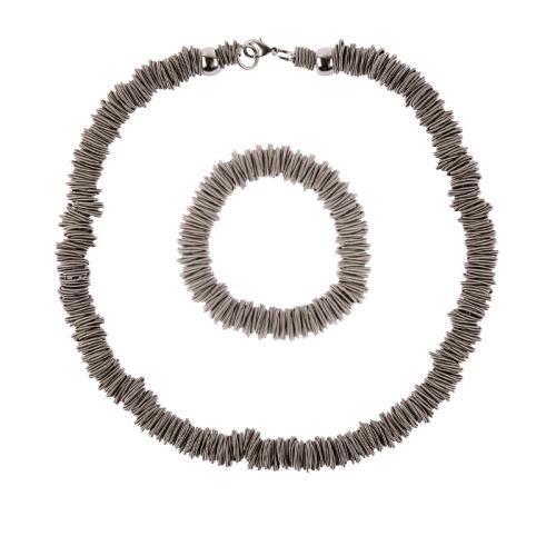 Edelstahlkette und -armband