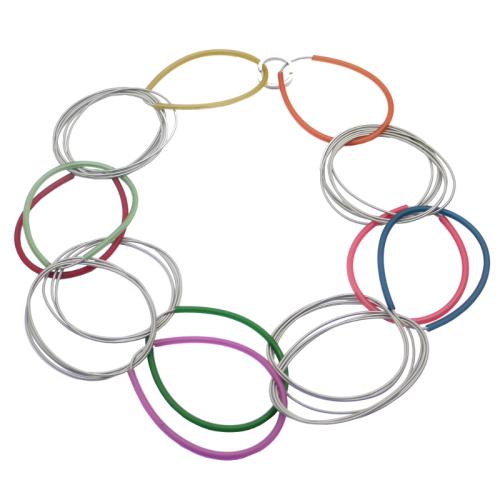 Edelstahlkette mit Kautschuk multi