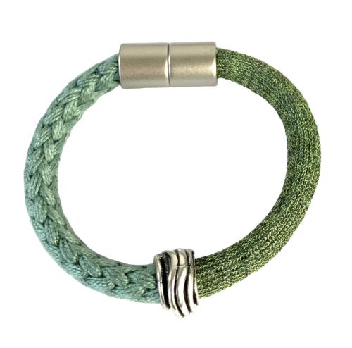Viskosearmband mit Element, grün