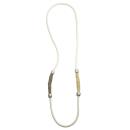 lange Viskose-Perlon-Armband mit Elementen aus Kunstharz, creme/sand/beige